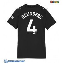 Fotballdrakt Dame Manchester City Tijjani Reijnders #4 Bortedrakt 2025-26 Kortermet